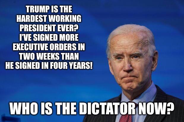 Illegitimate dictator.